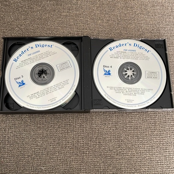 Vintage Readers Digest Pop Legends CD Collection 1994 Remastered 50-70s - Picture 5 of 7